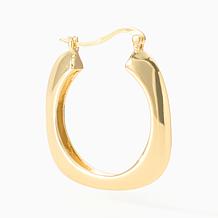 Bellezza Bronze Set of 2 Hoop Earrings 1"