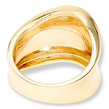 Bellezza Bronze Shiny Freeform Saddle Ring 