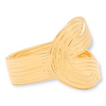 Bellezza Bronze Textured Rigato Knot Ring