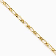 Bellezza Bronze White Topaz Heart Toggle Necklace