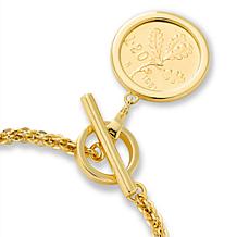 Bellezza Cristallino Bronze Cestina Bracelet with Enhancer Charm