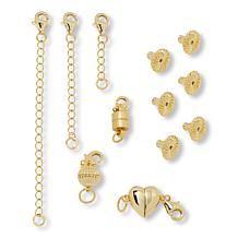 Bellezza Jewelry Solutions Clasps, Extenders and Backs Boxed 12pc Set