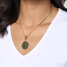 Bellezza Lira Coin Bronze Inspirational Enhancer Pendant