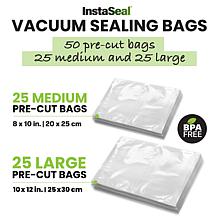 Bell+Howell InstaSeal Upright Bag Vacuum Sealer with Bags