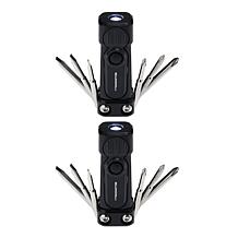 Bell+Howell LED Worklight 6 Screwdriver Tool Set - 2-pack