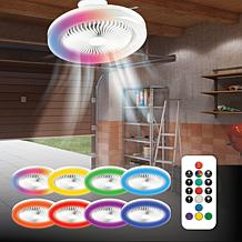 Bell+Howell Socket Air Color-Changing Light & Fan