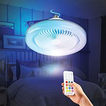 Bell+Howell Socket Air Color-Changing Light & Fan