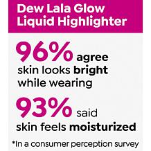Benefit Cosmetics Dew-la-la Liquid Highlighter and Brush Set