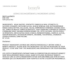 Benefit Cosmetics Fluff Up Flexible Hold Texturizing Brow Wax Mini