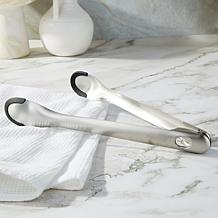 BergHOFF 12" Stainless Steel Serving Tongs with Silicone Tips