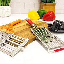 BergHOFF 6pc Multi Slicer Pro Mandoline in Red