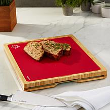 BergHOFF Bamboo Cutting Board with 4 Color-Coded Cutting Mats