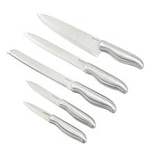Berghoff DiNA Entity 6pc Stainless Steel Knife Block Set
