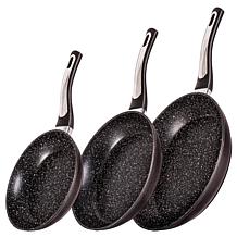 BergHOFF Essentials 3-piece Nonstick Hard Anodized Frying Pan Set