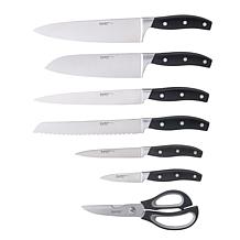 BergHOFF Forged 8pc Stainless Steel Cutlery Set with Block & Sharpener