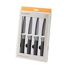 BergHOFF Leo 4-pack 5" Stainless Steel Gray Steak Knife Set