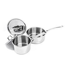 BergHOFF Professional 8" Stainless Steel Saucepan with SS Lid, 3Qt