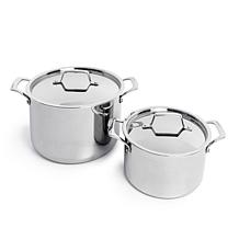 BergHOFF Professional Stainless Steel Stockpot 8"/4qt & 9.5"/8qt