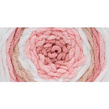 Bernat Baby Blanket Stripes Yarn - Coral Bells