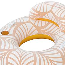 Bestway H2OGO! Yellow and White Comfort Plush Deluxe Swim Tube