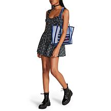 Betsey Johnson Hotter Than Butter Mesh Tote w/Removable Wristlet Pouch