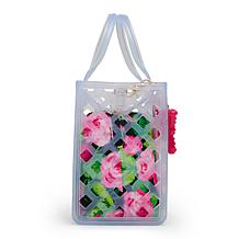 Betsey Johnson Jammin Clear Satchel with Pouch