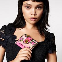 Betsey Johnson Leopard Floral Bifold Wallet