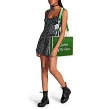 Betsey Johnson Queen of the Green Canvas Tote