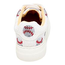 Betsey Johnson Sidny Rhinestone-Encrusted Sports Platform Sneaker