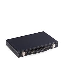 Bey-Berk Felt Backgammon Set with Leatherette Case