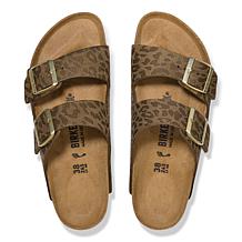 Birkenstock Arizona Birkibuc Leopard-Design Sandal