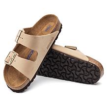 Birkenstock Arizona Soft Footbed Nubuck Leather Sandal