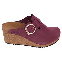 Birkenstock Fanny Suede Wedge - Berry Crush