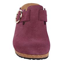 Birkenstock Fanny Suede Wedge - Berry Crush