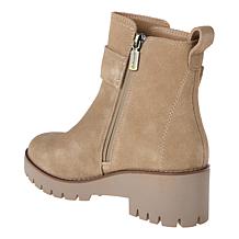 Blondo Dagger Leather Lug Boot with Waterproof Sole Seam