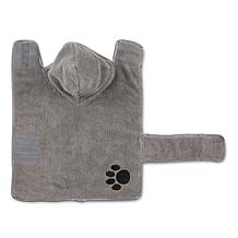Bone Dry Embroidered Paw Pet Robe