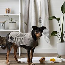 Bone Dry Embroidered Paw Pet Robe