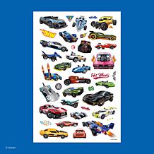 book n app Color and Sticker Fun Hot Wheels Spiralbound Book