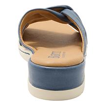 Born Mya Knotted Twist Leather Slide Sandal