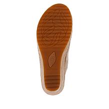 Born® Nora Handcrafted Leather/Suede Wedge Sandal