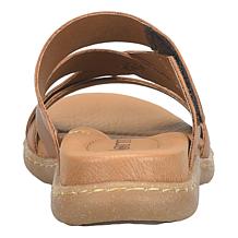BORN Shawna Leather Adjustable Slide Sandal