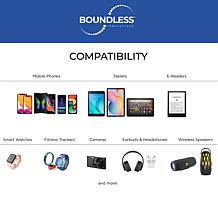 Boundless 3kmAh ChargeFOB Power Bank 2-pack with Keychain and Light
