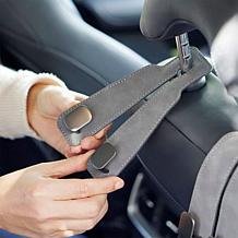 Boundless Dual Suede Headrest Hooks - Set of 4