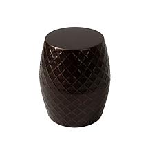 Braga Metal Stool-Table-Container in Copper Finish
