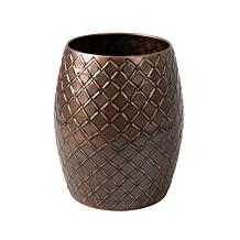 Braga Metal Stool-Table-Container in Copper Finish
