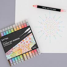 Brea Reese Dual-Tip Dot Markers 12ct with 24 Colors