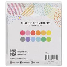Brea Reese Dual-Tip Dot Markers 12ct with 24 Colors