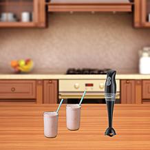 Brentwood 2-Speed Hand Blender - BLK/GRY (HB-32BK)