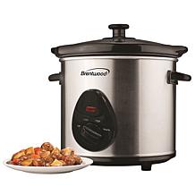Brentwood SC-130S 3qt Slow Cooker w/Stainless Steel Body