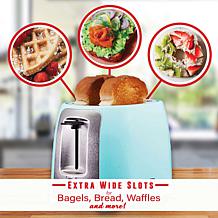 Brentwood TS-292BL Cool Touch 2-Slice Extra Wide Slot Toaster